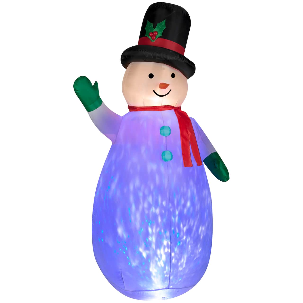 7.5ft. Projection Airblown® Inflatable Kaleidoscope Snowman